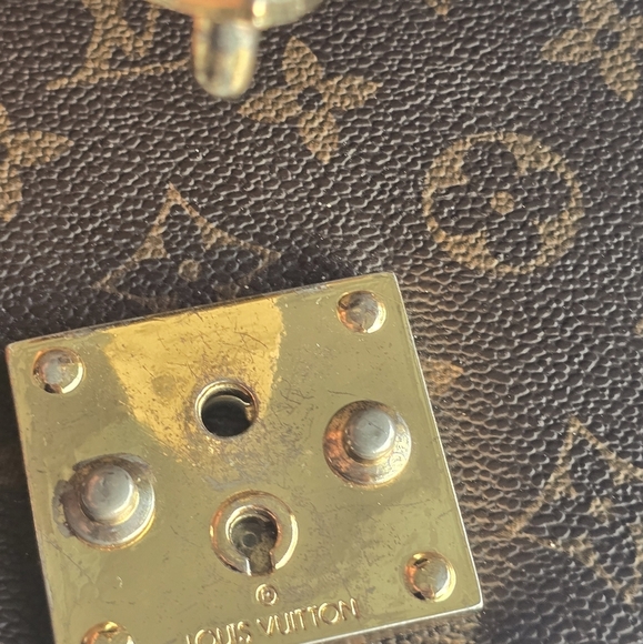 $1700 Louis Vuitton Monogram Monceau 28 Handbag Unisex Brown Small Leather - Picture 12 of 15